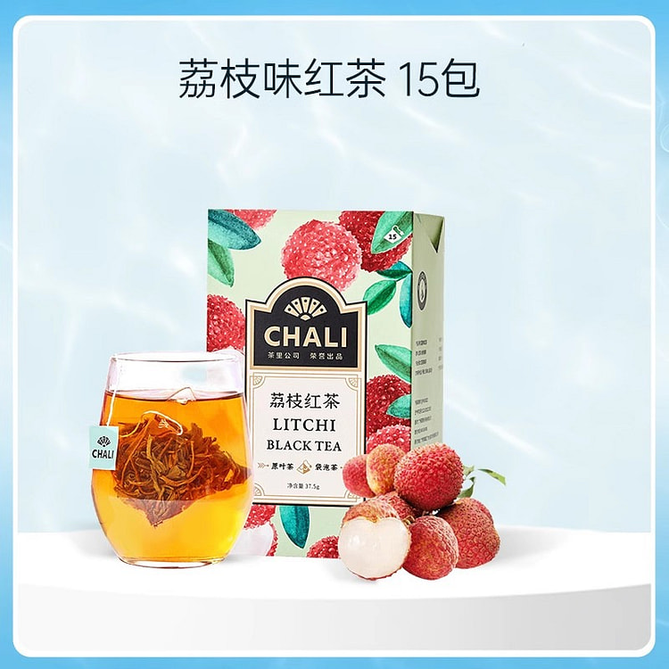 CHALI Lychee Black Tea, Fruit Tea 37.5 g
