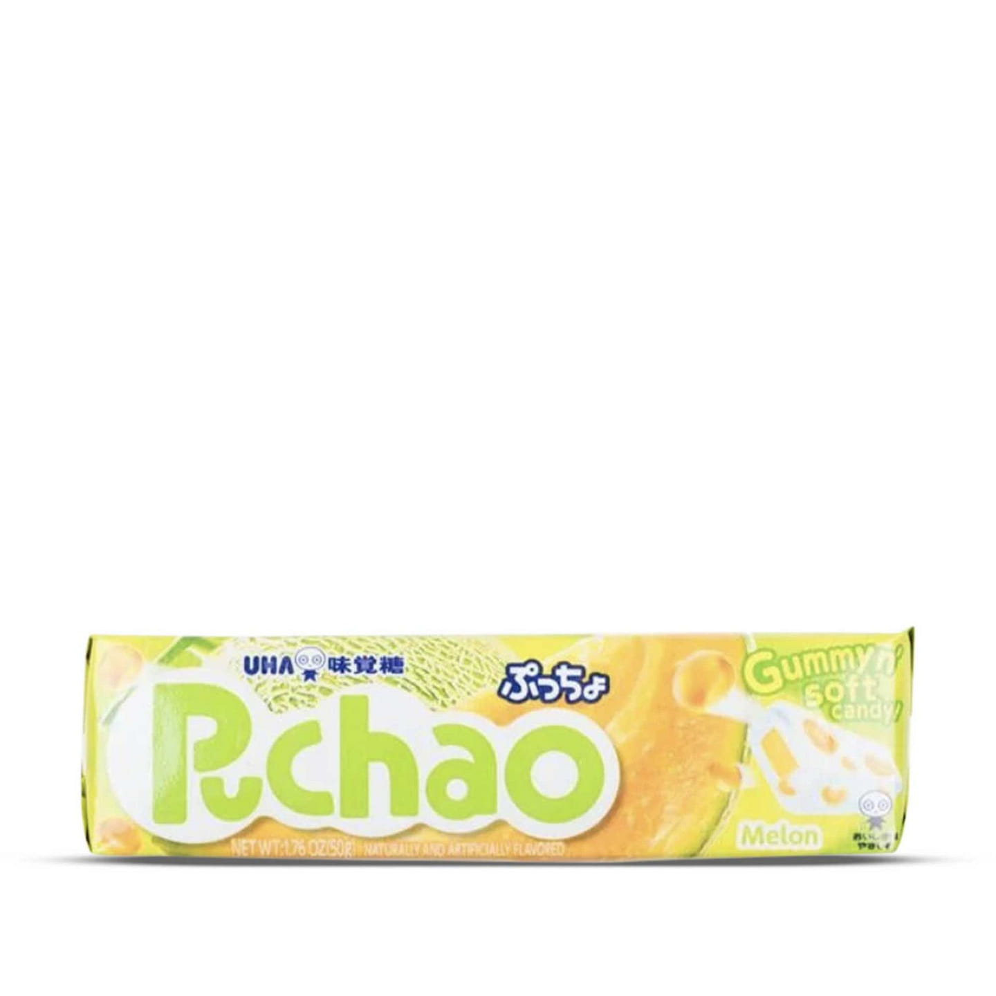 UHA Mikakuto Puchao Gummy Candy: Melon 1.76 oz