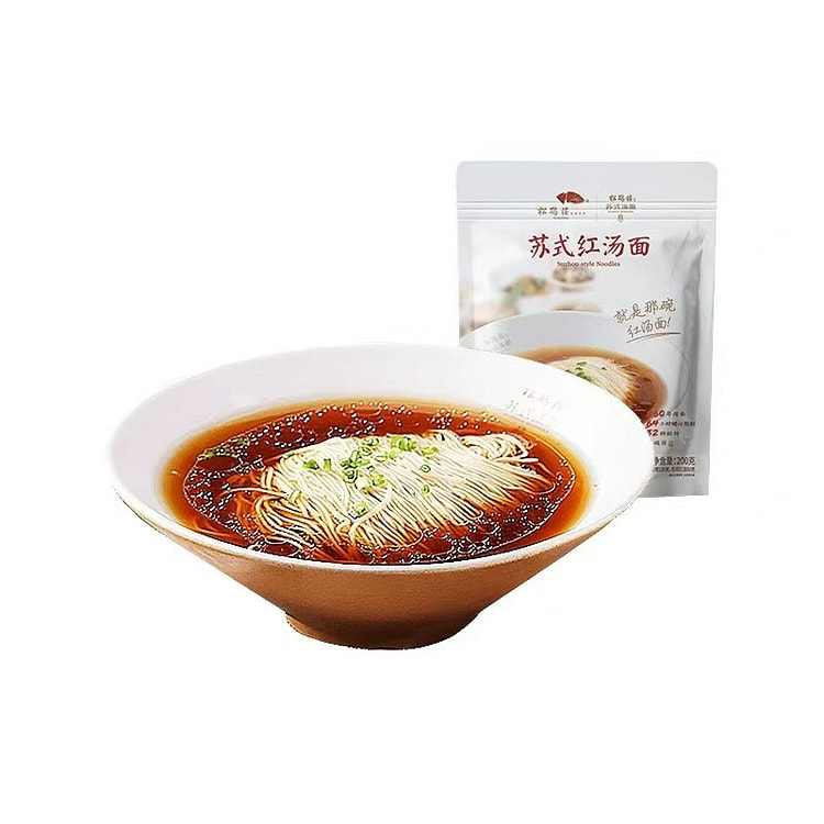 松鹤楼苏式红汤面
