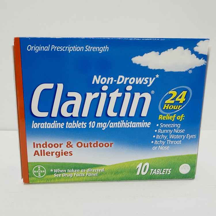 Claritin 24hr Non-Drowsy Allergy Tablets 10ct 1 box