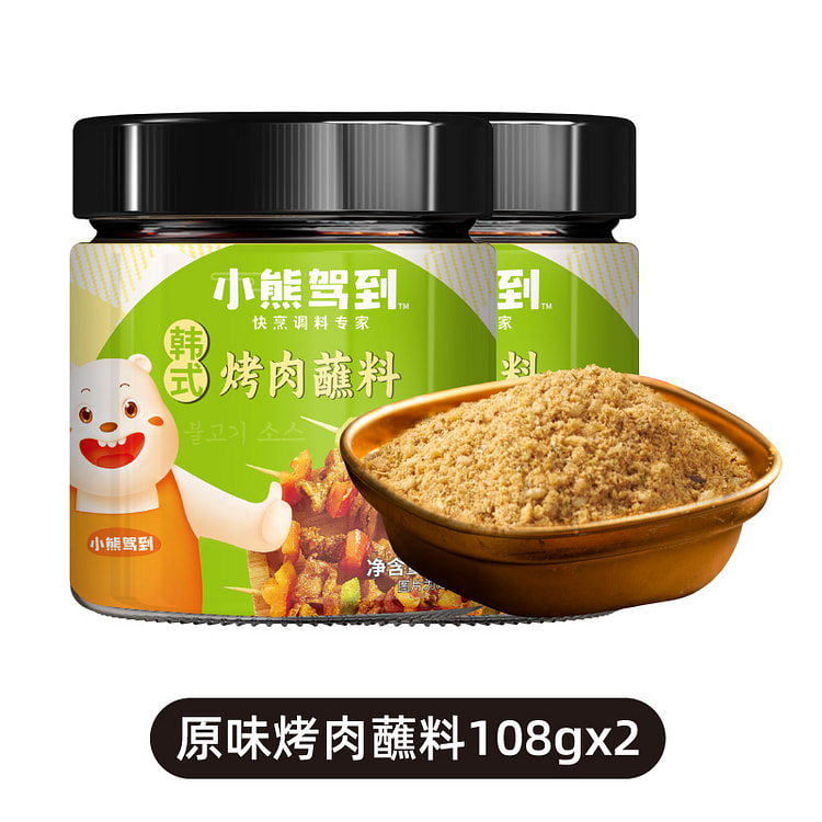 小熊驾到蘸料原味108g*2瓶 216 克