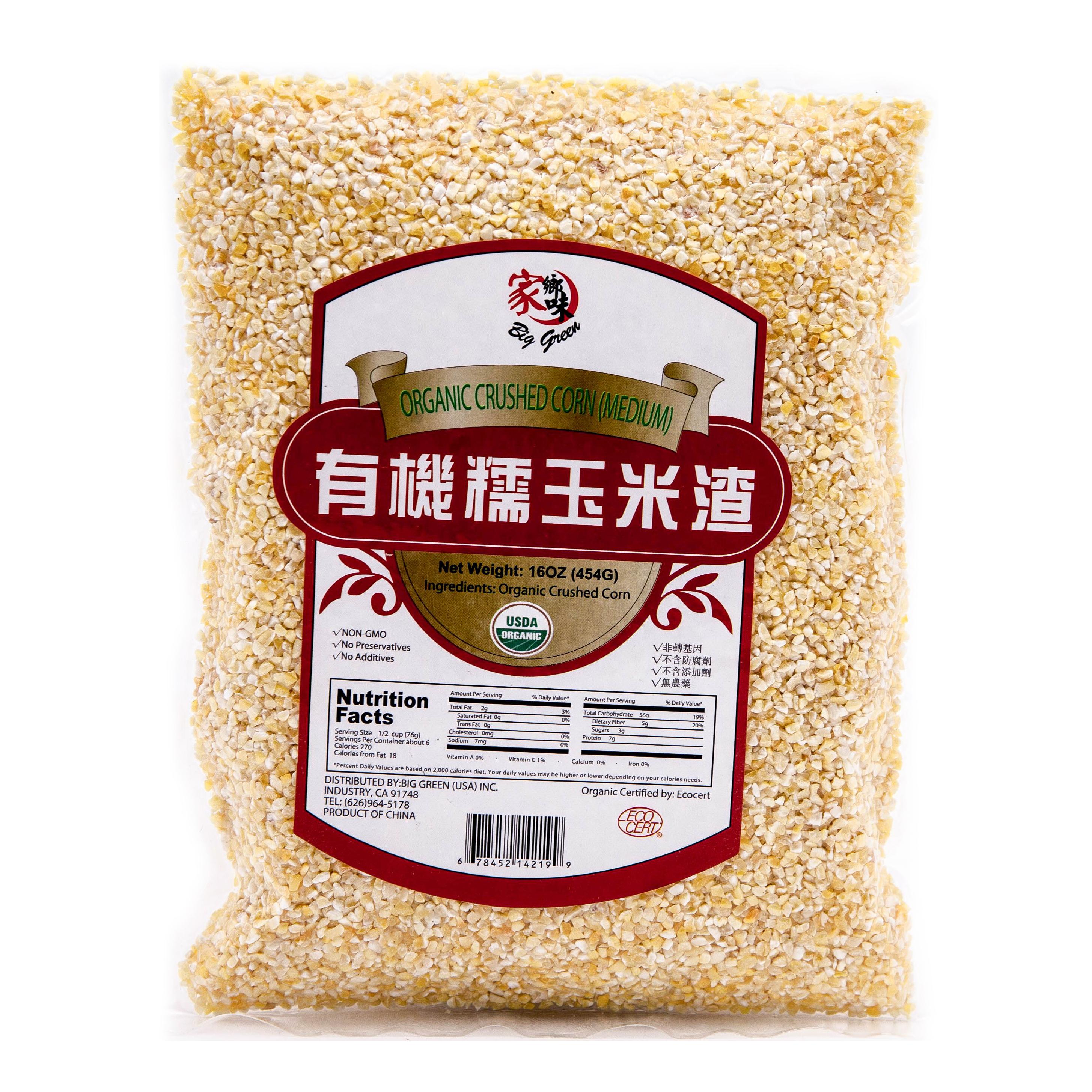 家鄉味 有機糯玉米渣 16 盎司