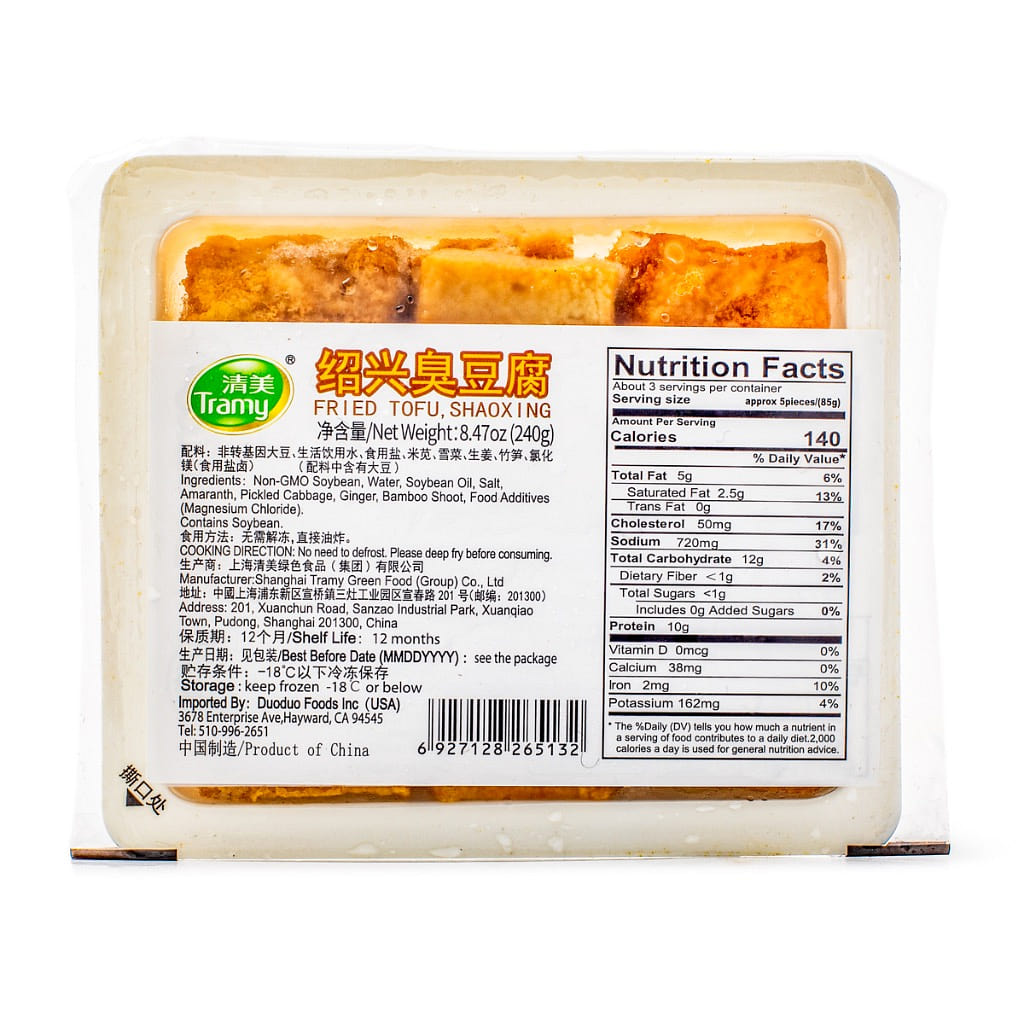 清美 绍兴臭豆腐 冷冻 240 克