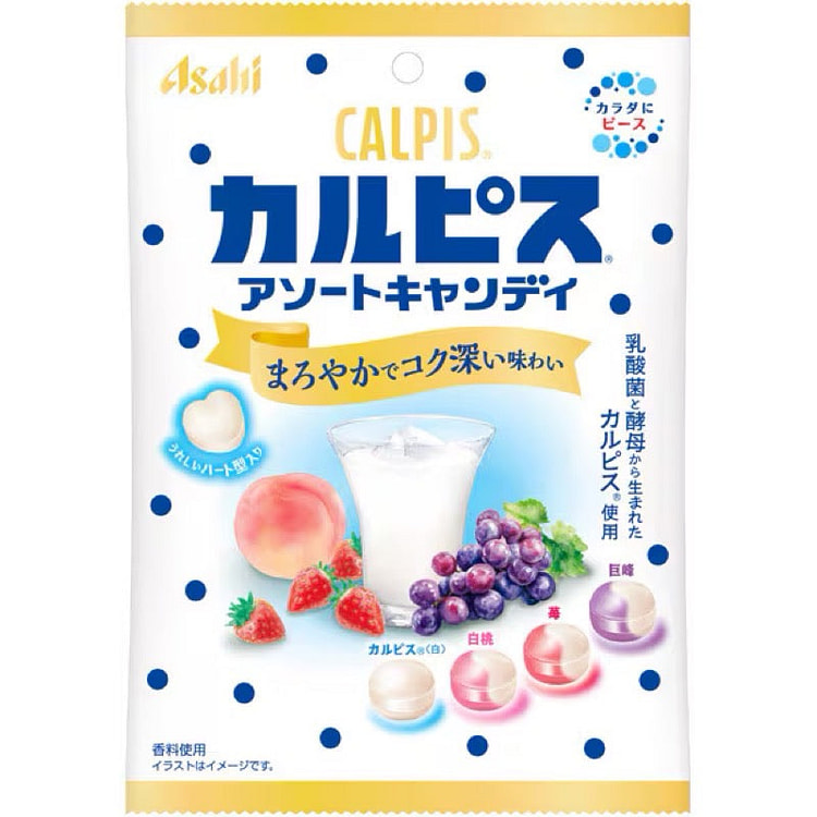 CALPIS Assorted Candy 4 Flavors 105g 1 each