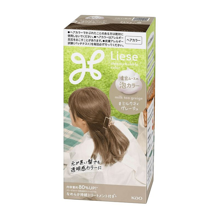 Kao Liese Prettia Foam Color Milk Tea Greige 115mL 115 ml