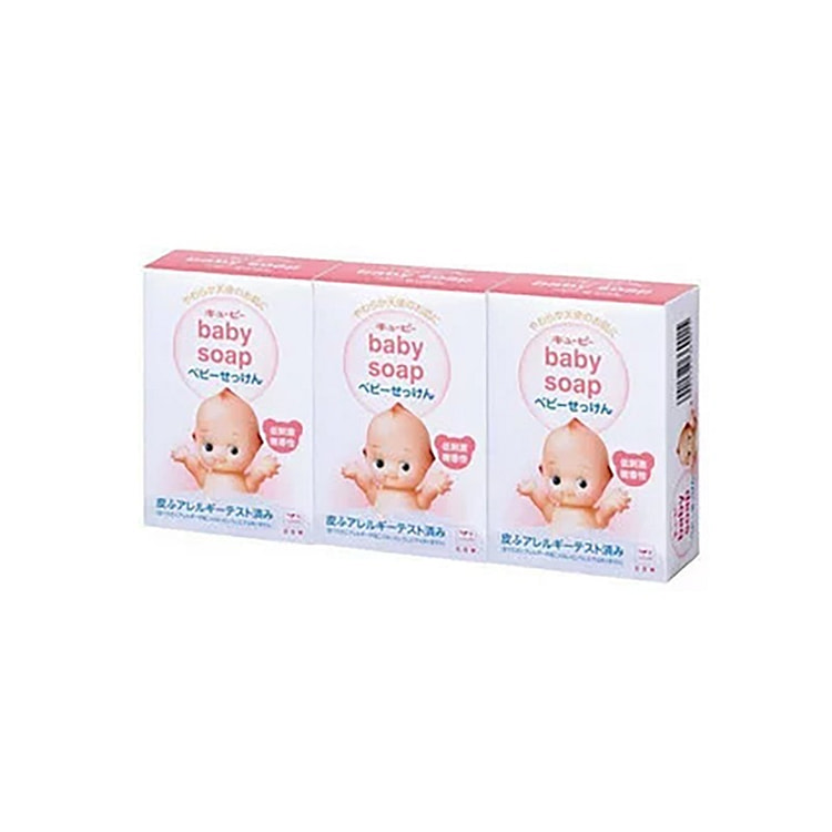 牛乳石碱 丘比 全身 婴儿 肥皂 90g  3个装