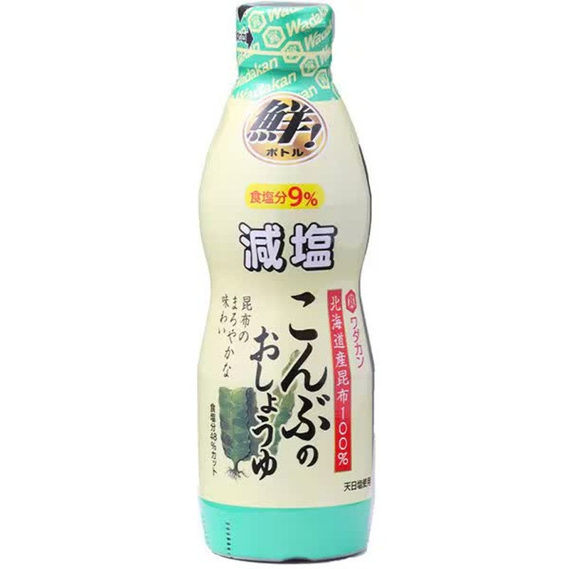 Wadakan Reduced Salt Konbu Soy Sauce 450ml 1 each