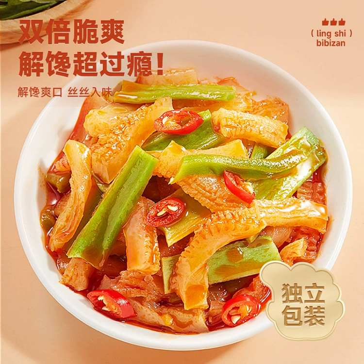 魔芋爽素毛肚贡菜辣条小零180克