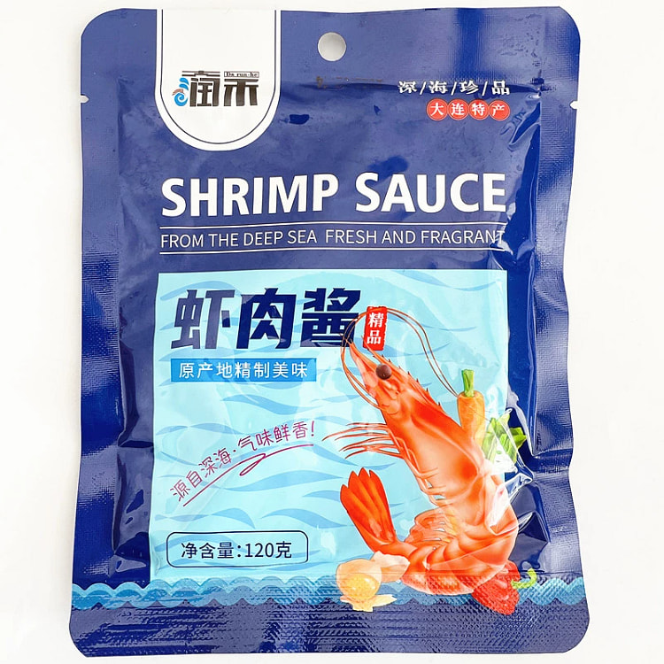 润禾大连特产虾肉酱120g*1 120 克