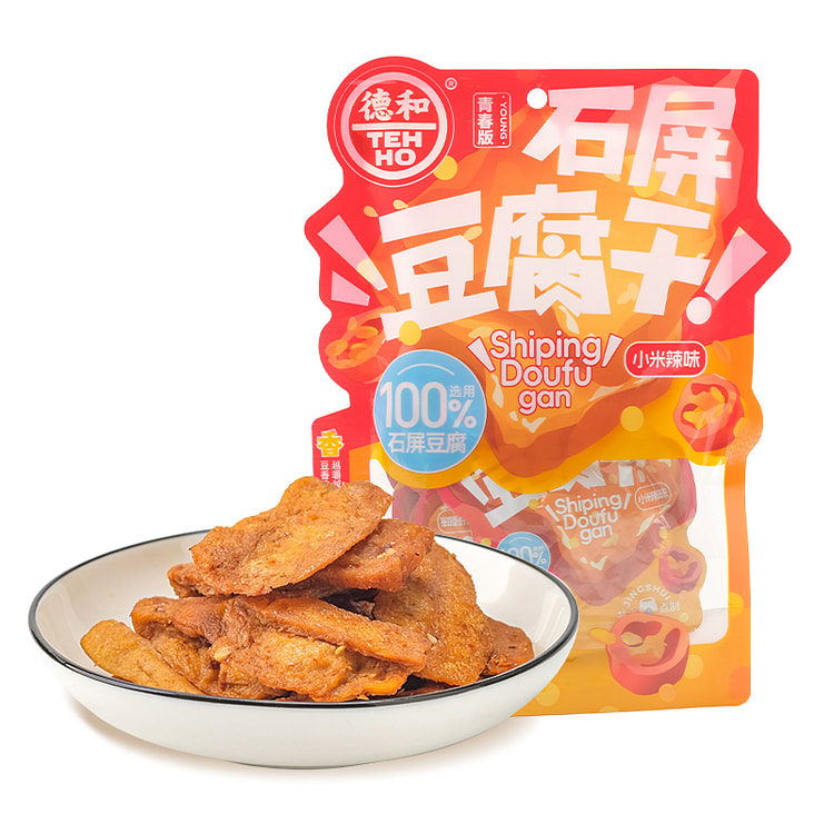 德和 云南石屏豆腐干小米辣味解馋豆 100g*1袋
