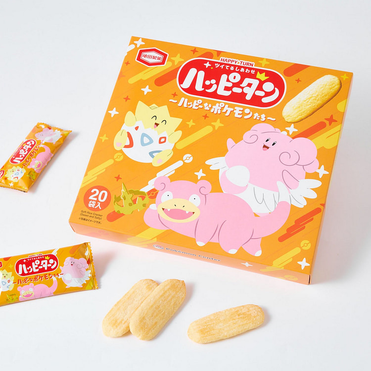 Happy Turn x Pokemon Rice Crackers (20 pieces)