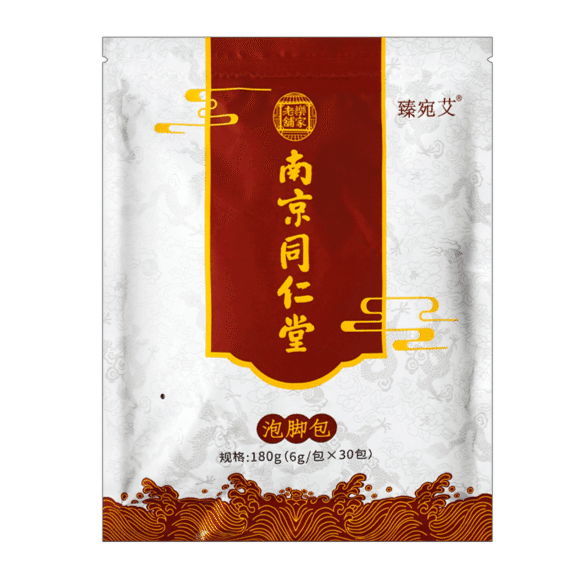 Nanjing Tongrentang Moxa Leaf Foot Bath Bag 6g 30 each