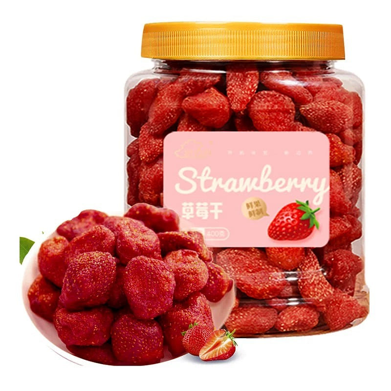 Dried strawberries, snacks, and dried fruits 400 g