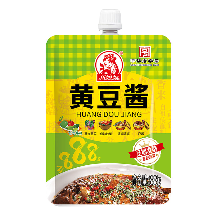 巧媳妇黄豆酱拌饭拌面酱调料豆瓣酱炒菜888g*1袋