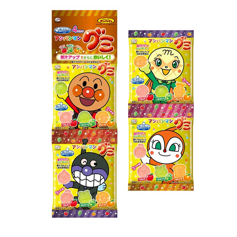 FUJIYA 面包超人混合口味软糖21g*4袋 1 份