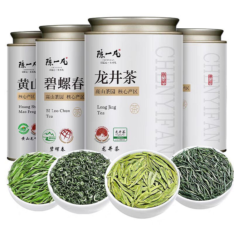 张一凡四大绿茶 2025年新茶龙井毛尖碧螺春毛峰