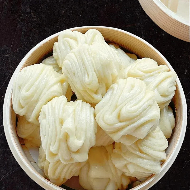 Handmade Steamed Twisted Buns 6pc about 400g 1 each