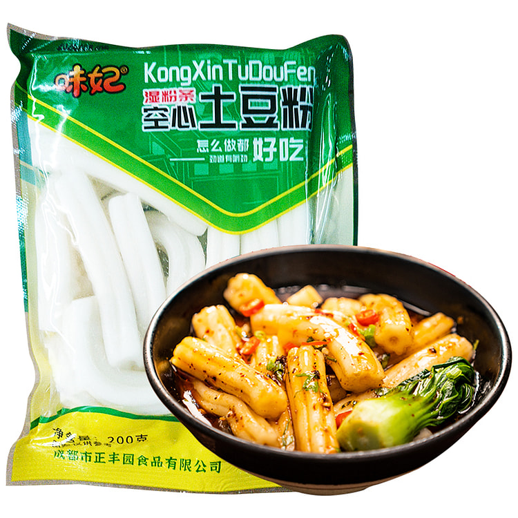 味妃粉耗子空心土豆粉无调料 200g*1袋装