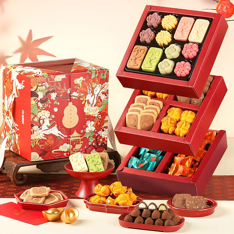 悠享时&云间福禄礼 中式糕点 年货礼盒 788 克
