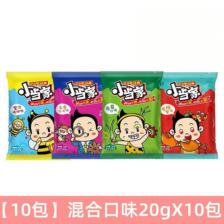 统一小当家干脆面混合口味 20g*10 20 克