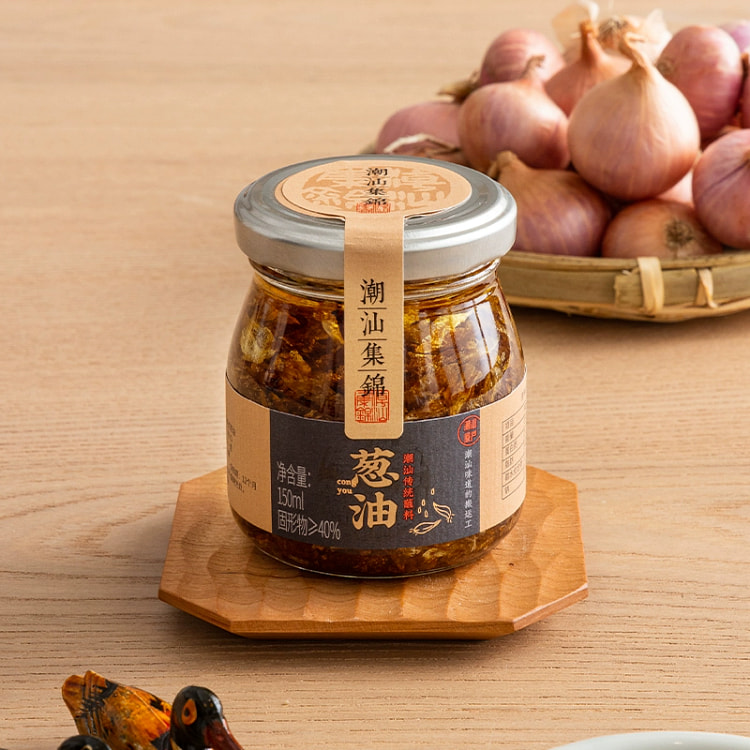 潮汕集锦 红葱油 炒饭上海拌面油香酱料特产葱头蒜头家用调味料 150g*1瓶