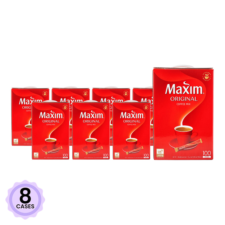 Cà Phê Hòa Tan Truyền Thống Maxim 100 gói 0.41 oz*100 pack*8 case