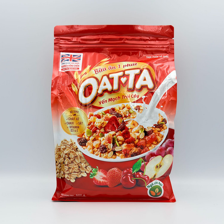 Oatta Fruit Oatmeal  Dried Fruit Flavor 600g 600 g