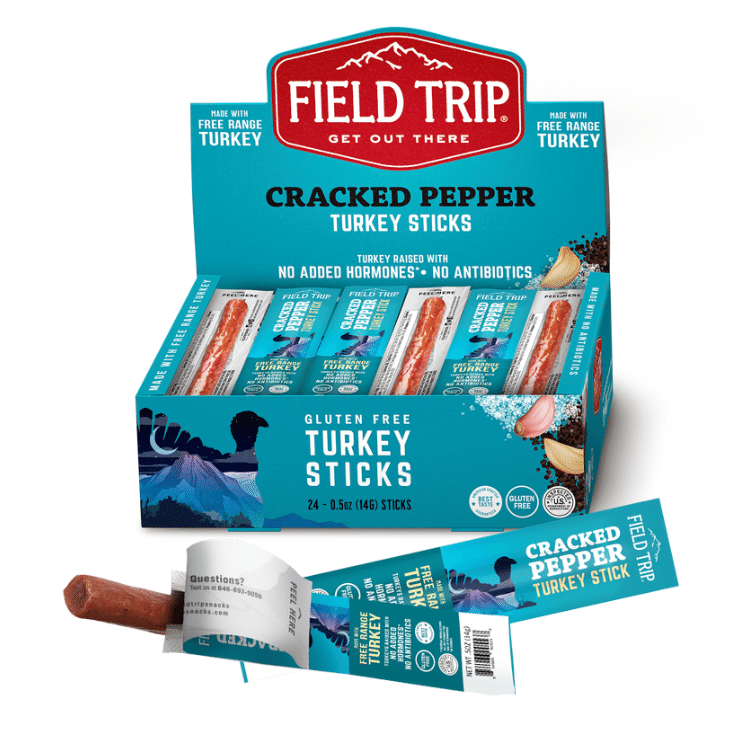 Cracked Pepper Turkey Sticks .5oz (24ct) 1 each