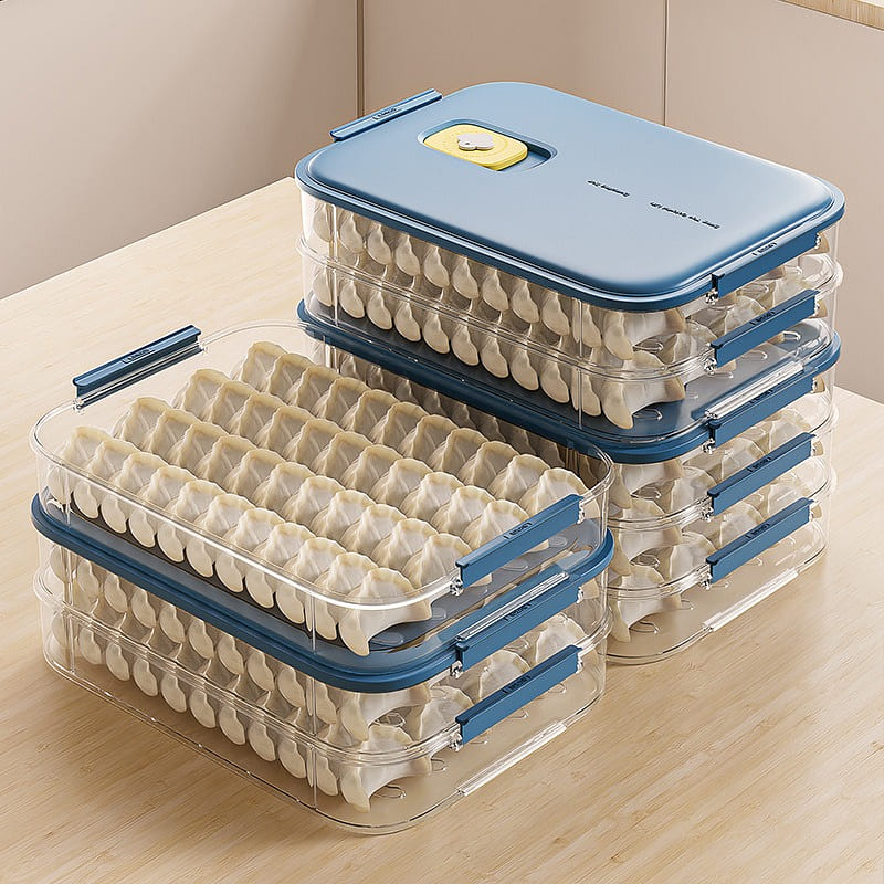 Three-layer dumpling storage box 1 pack