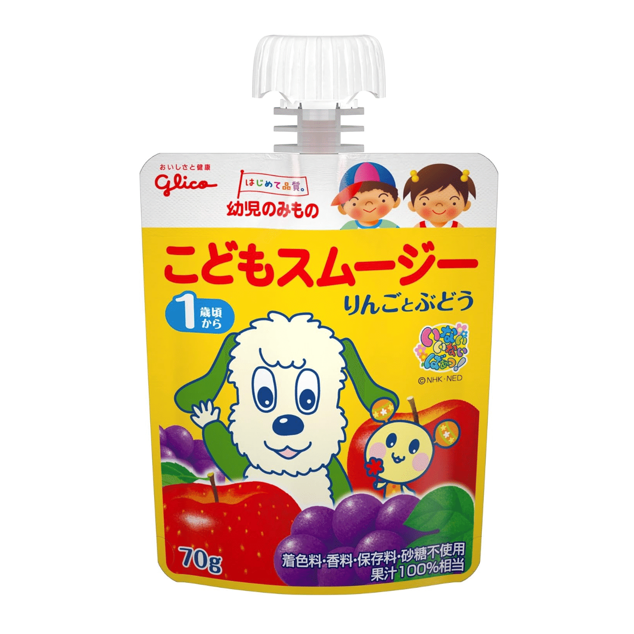 Glico Kids Smoothie Drink Apple & Grape 70g 70 g
