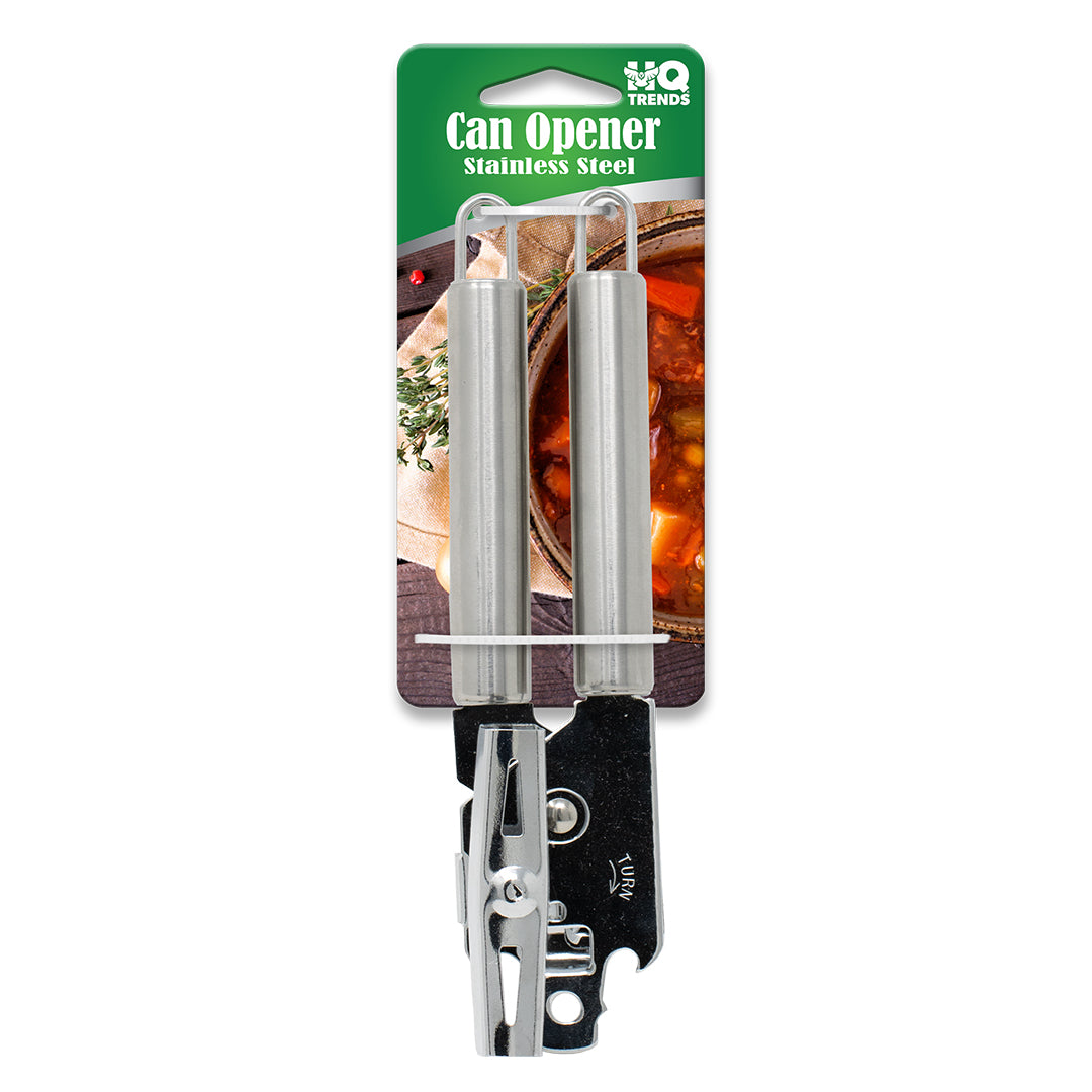 HQ Premium Stainless Steel Can Opener Effortlessly Open Cans with