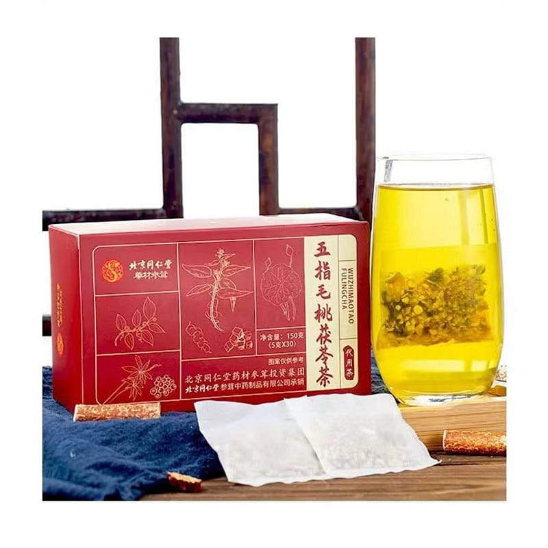 【北京同仁堂】五指毛桃茯苓茶 温和滋养 不容有湿 30包*1盒 150g*1盒 150 克