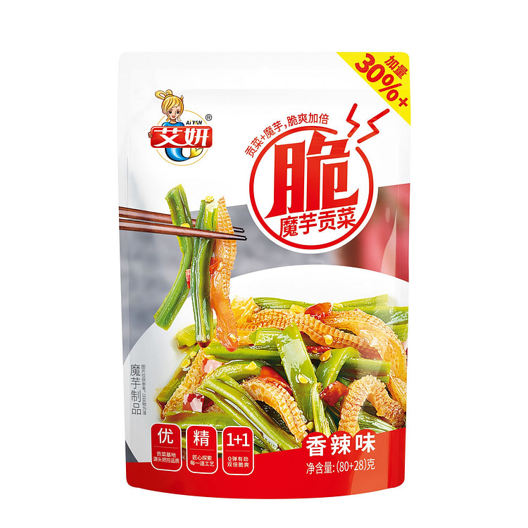 Spicy Konjac & Crispy Mustard Strips 108 g