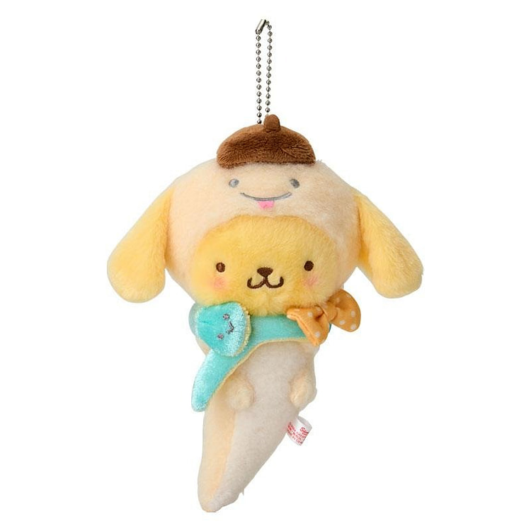 Sanrio Original Mascot Holder - Pompompurin/ Zodiac Lucky Snake