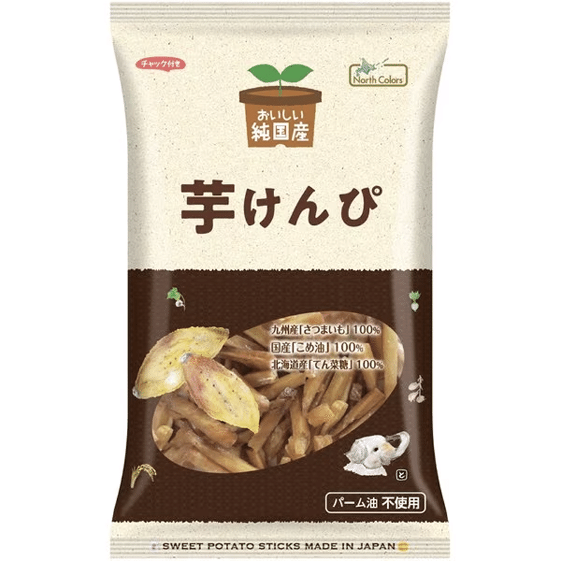 north colors Pure domestic sweet potato kenpi 125g 125 g