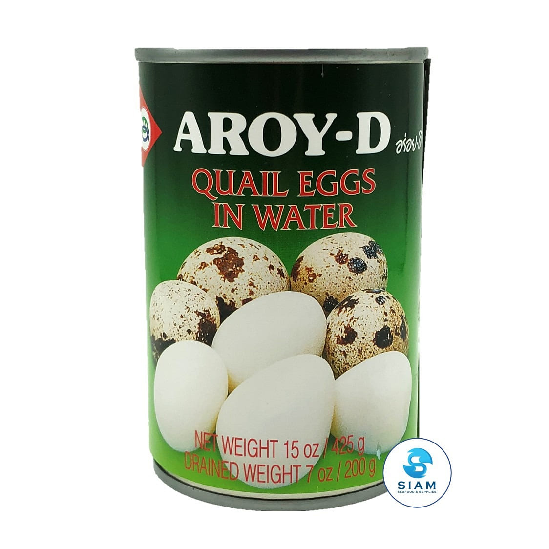 Aroy-D Quail Eggs in Water (Drain Wt 7 oz) 15 oz