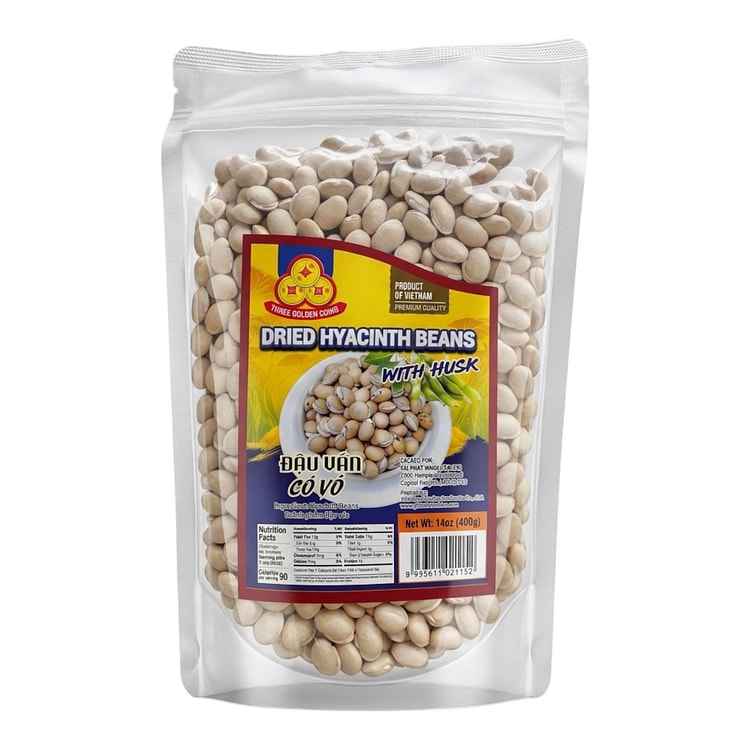 Dried Hyacinth Beans With Husk Dau Van Co Vo 400 g