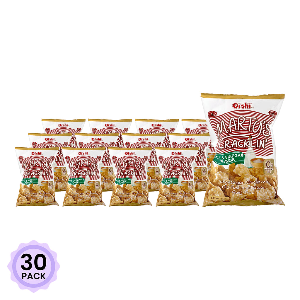 Oishi Marty’s Crackin’ Salt and Vinegar Flavor 90 g*30 pack