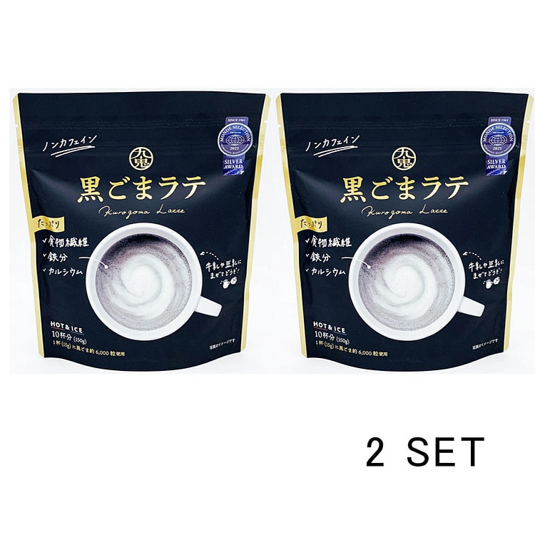 KUKI Black Sesame Latte Decaf Slightly Sweet 150g*