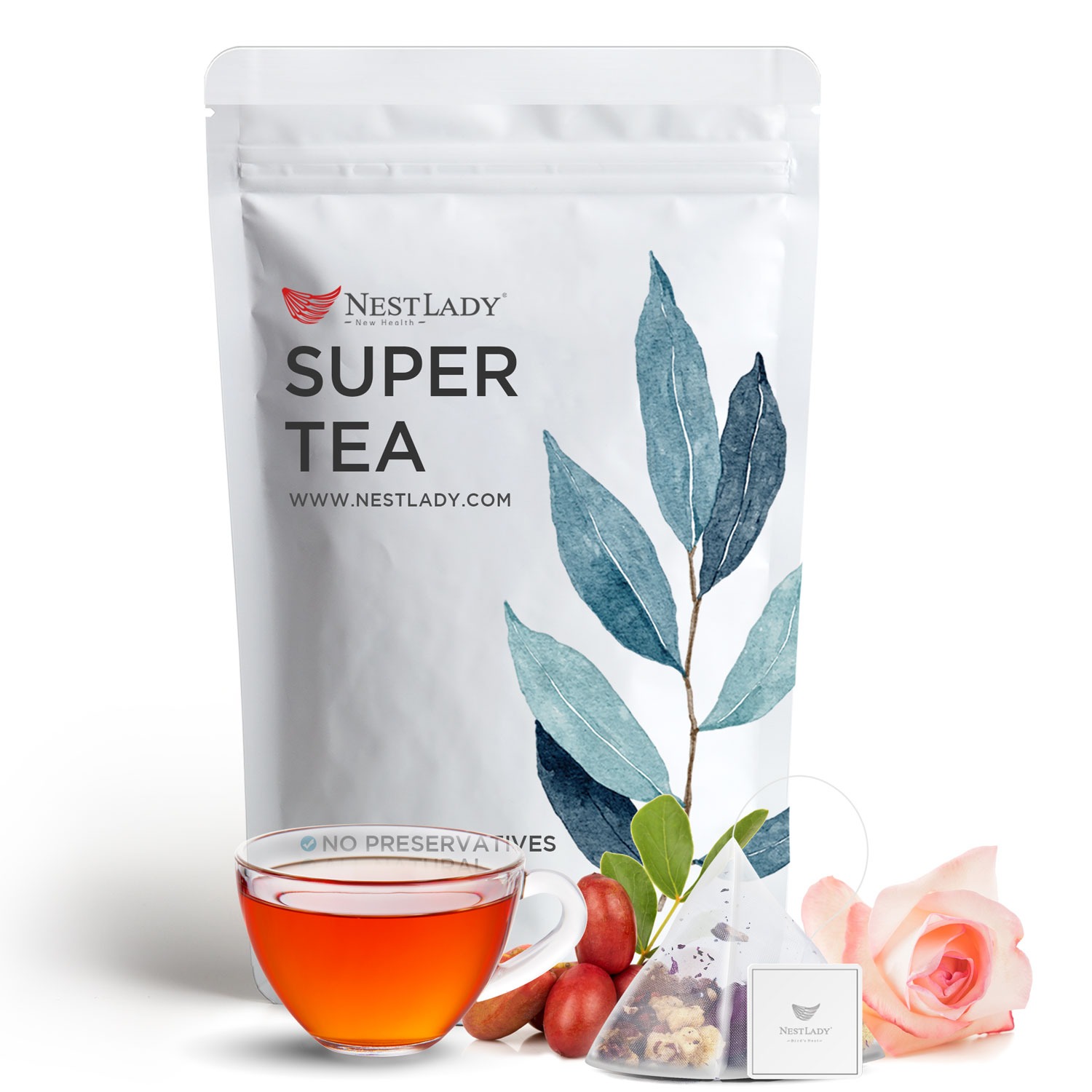 NESTLADY 五紅悅顏茶 20袋 140g 1 个