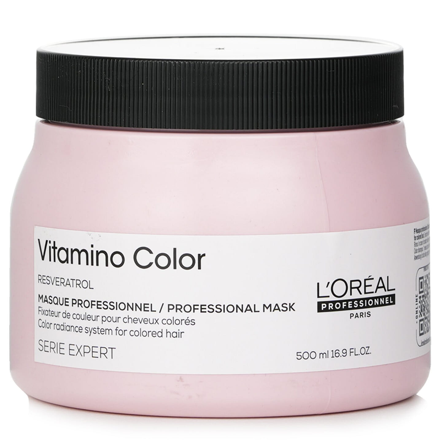 L’Oreal Professionnel Serie Expert – Vitamino Color Resveratrol Color Radiance System Mask (For Colored Hair) (Salon Product) 500ml/16.9oz 500 ml