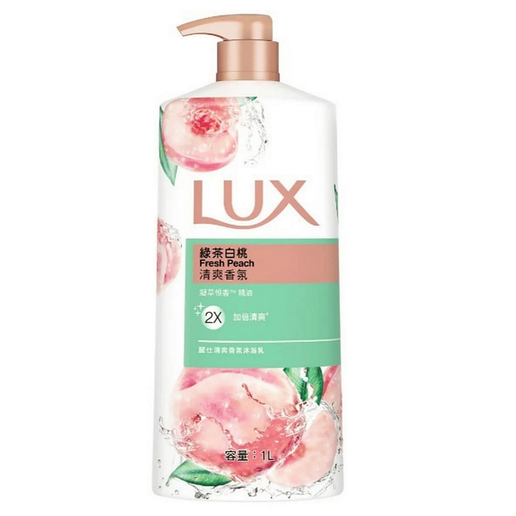 力士 清爽香氛沐浴乳（绿茶白桃）1000ml 1 瓶