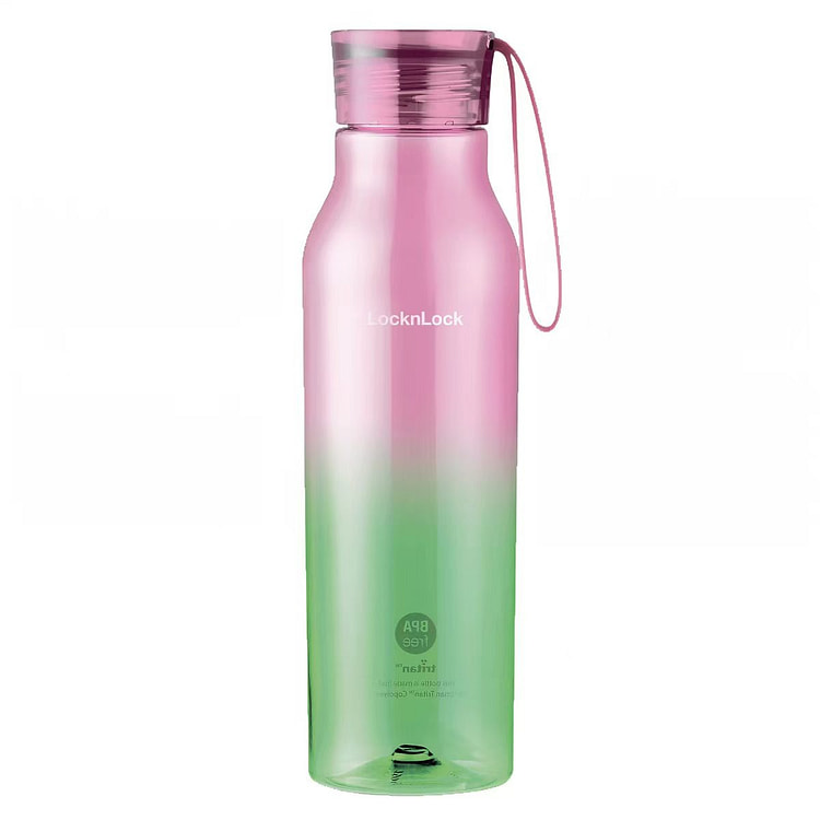 乐扣乐扣 夏季水杯Tritan 粉绿渐变550ml 1 瓶
