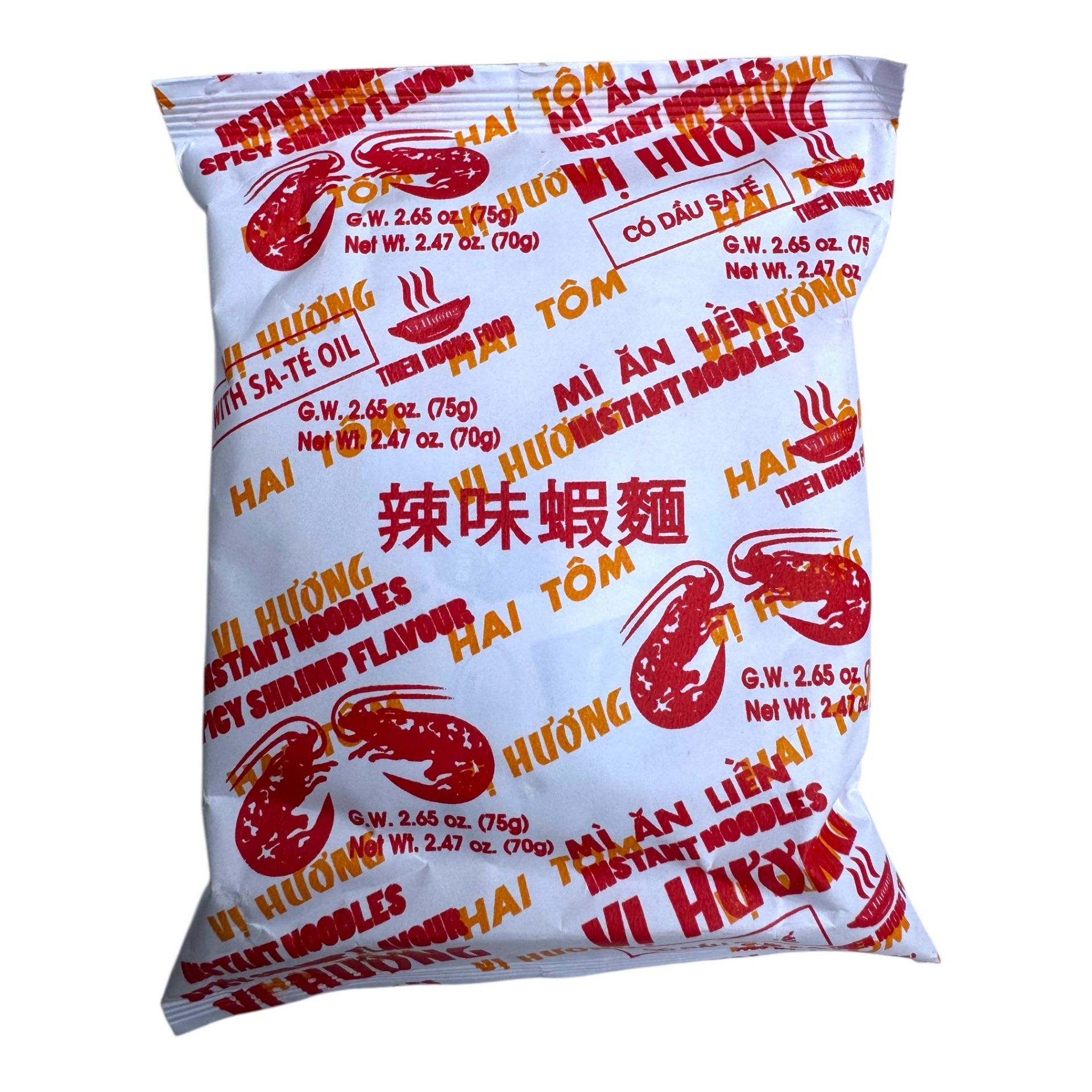 Vi Huong Instant Noodles Satay Flavor Mi Hai Tom 1 pack