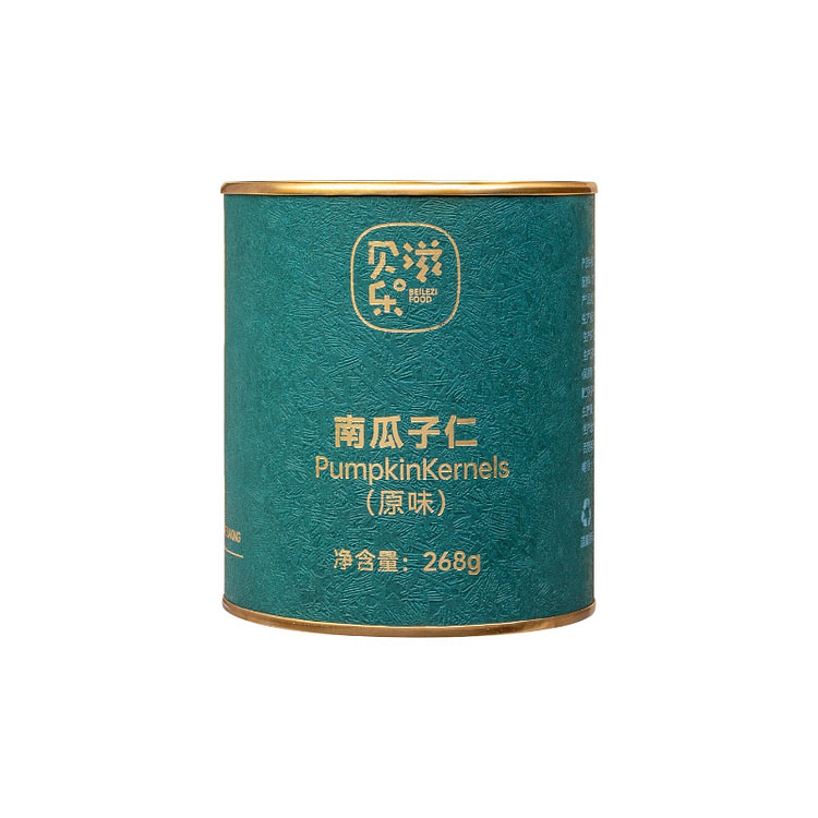 贝乐滋南瓜子仁熟原味低温烘焙268g*1罐