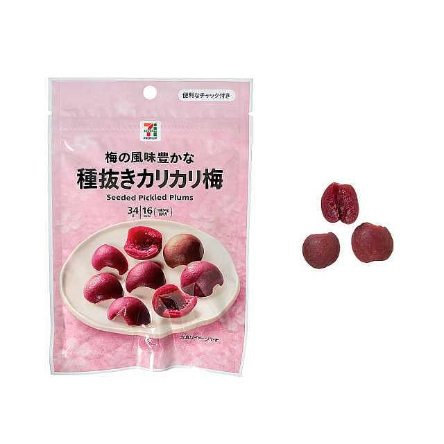 711 去核酥脆梅干 34g 1 份