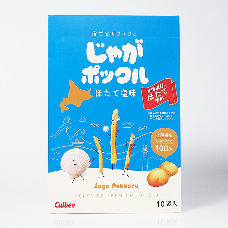 卡乐比 北海道 扇贝盐味薯条 10袋 1 份