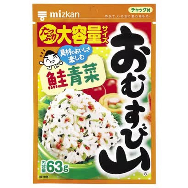 Mizkan Omusubiyama Salmon & Veg Furikake 63g 1 each