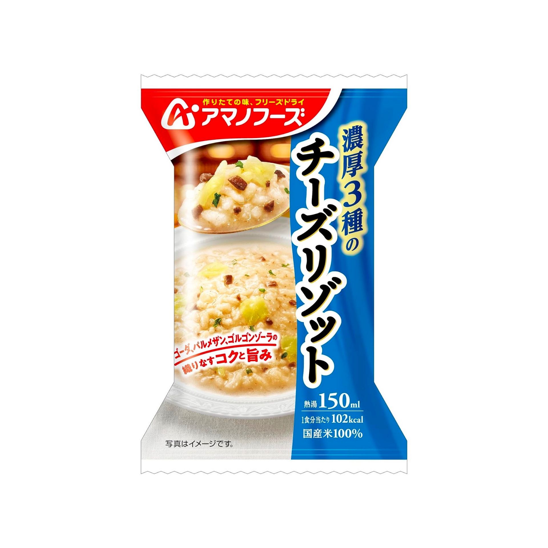Freeze Dried Cheese Porridge Risotto AMANO 24.0g 1 ส่วน