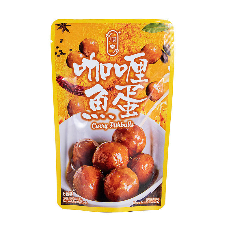 順南 香港街頭即食 咖喱魚蛋 150g 1 份